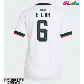 Mexiko Erik Lira #6 Dámské Venkovní Dres MS 2026 Krátký Rukáv